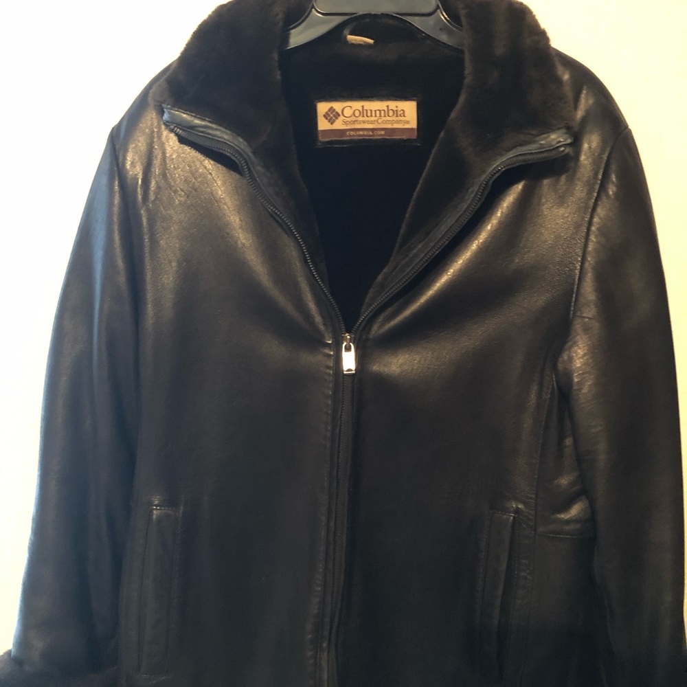 Leather Bomber Jacket